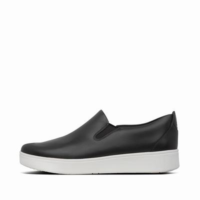 Fitflop Rally Slip-On - Slip-on Schuhe Damen - Schwarz (KFB362910)